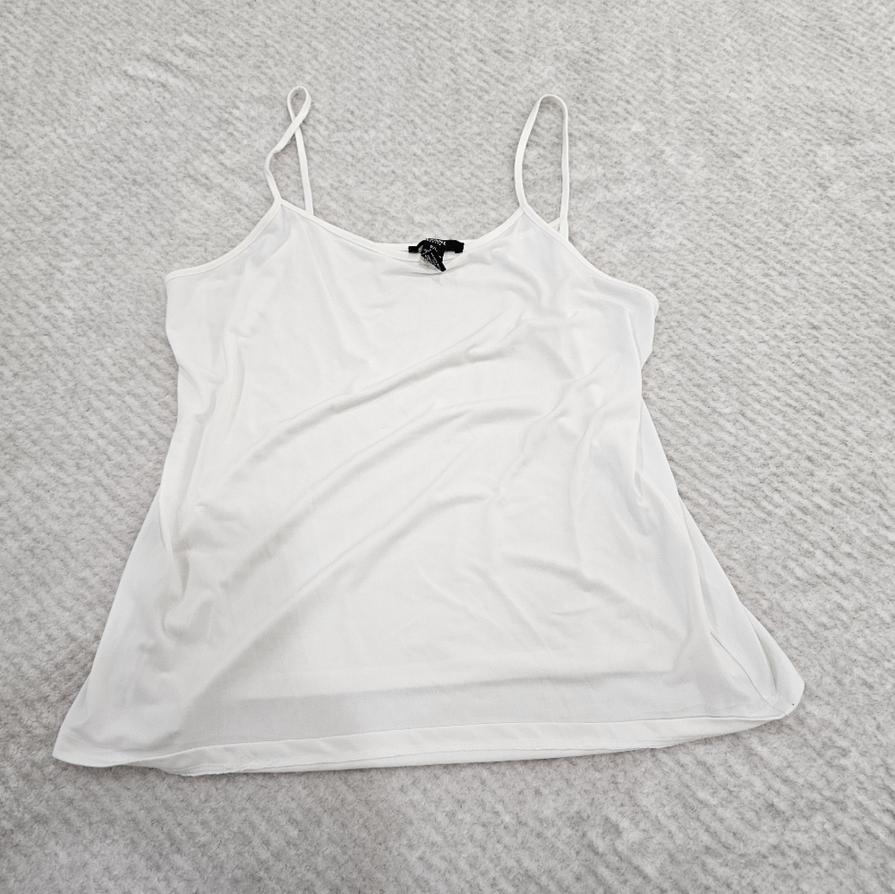 Alfani White Sleeveless Top